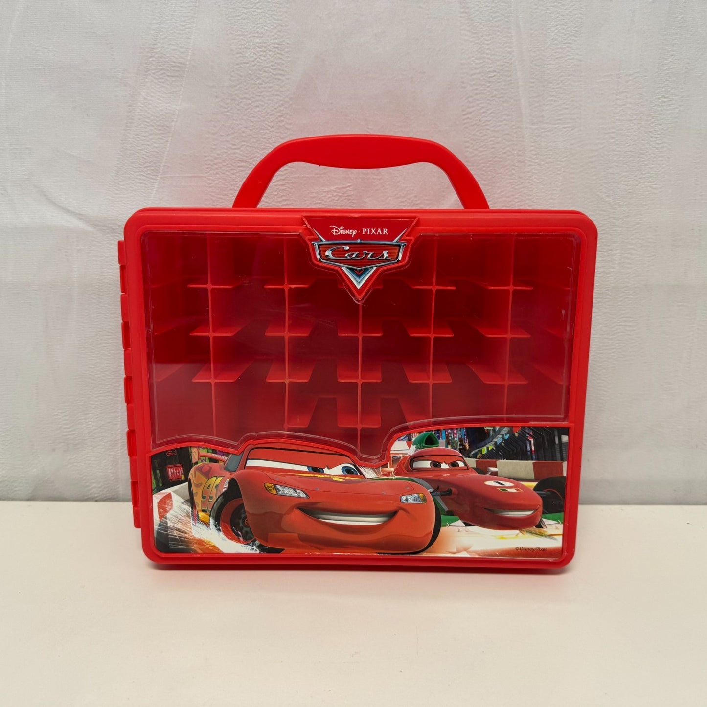 Disney Pixar Cars - CARS 2 30+ VEHICLE STORAGE CARRY CASE 2012 - 1:55 Scale