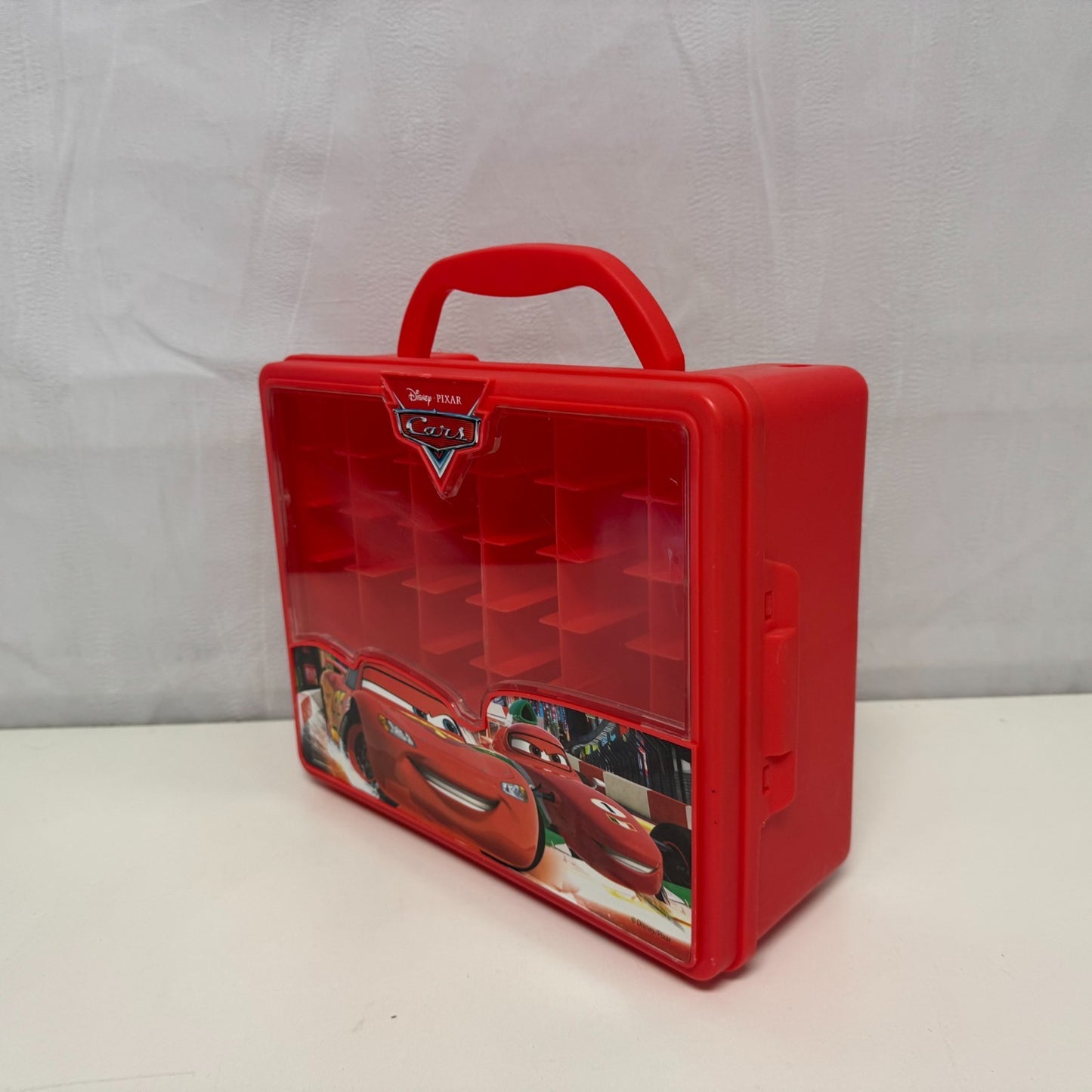 Disney Pixar Cars - CARS 2 30+ VEHICLE STORAGE CARRY CASE 2012 - 1:55 Scale