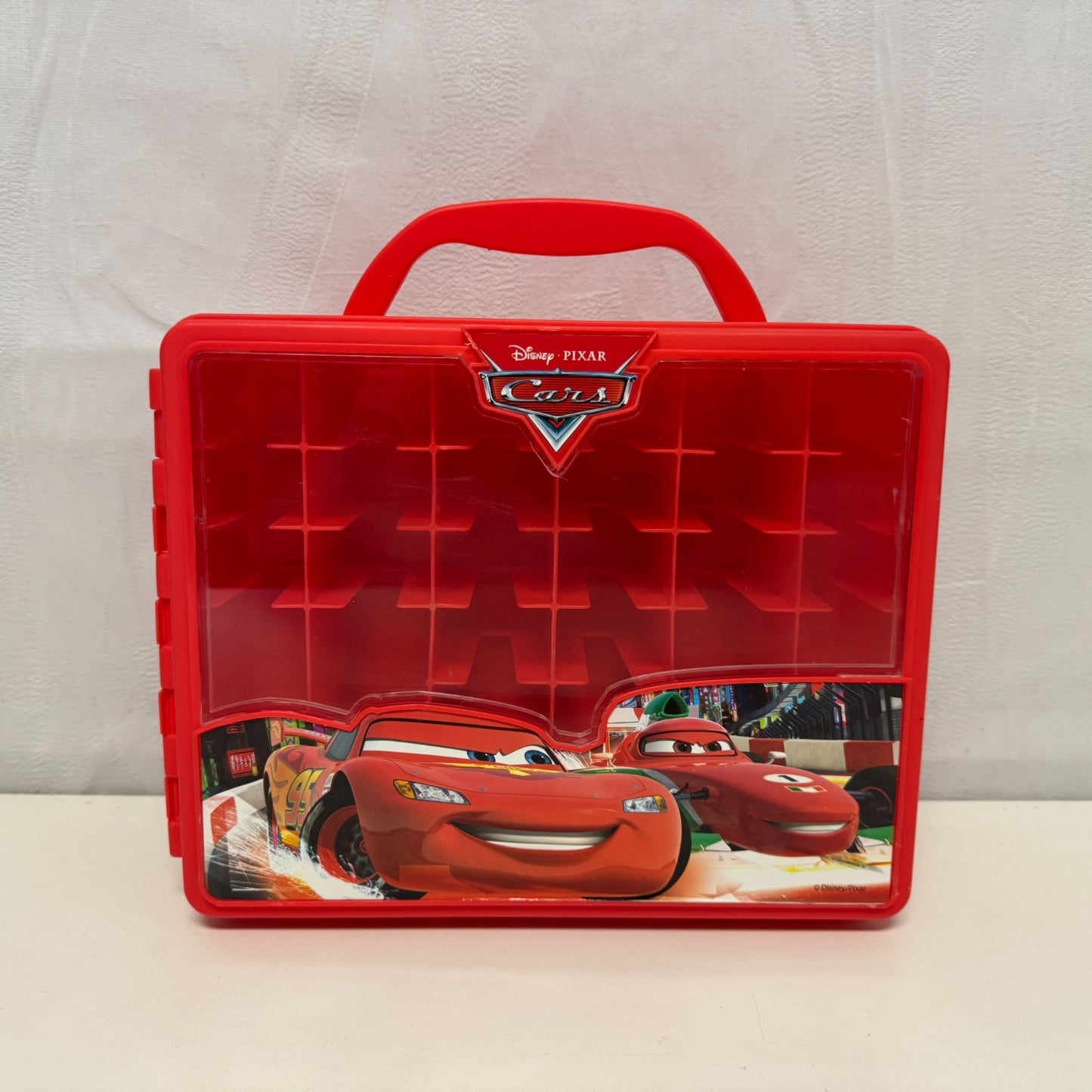 Disney Pixar Cars - CARS 2 30+ VEHICLE STORAGE CARRY CASE 2012 - 1:55 Scale