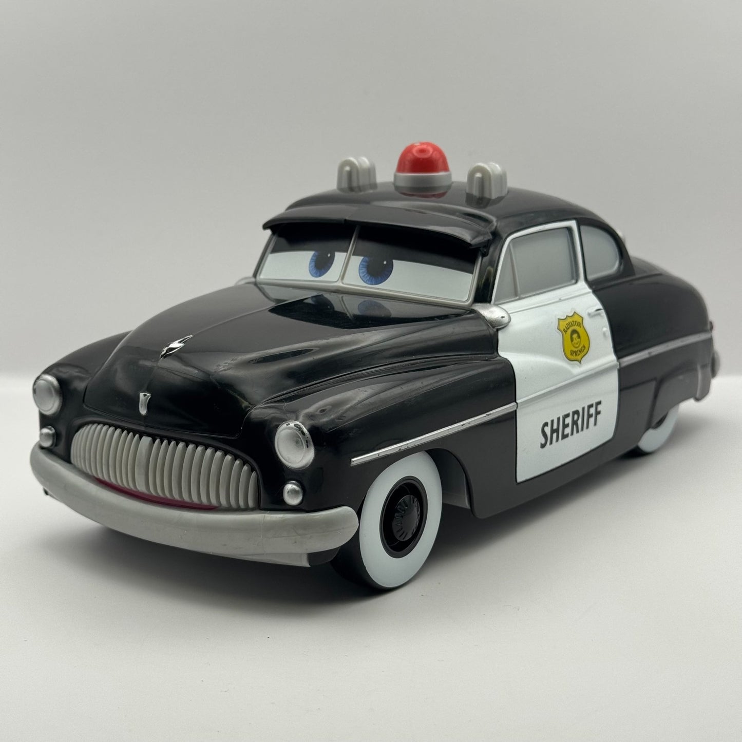 Disney Pixar Cars - LARGE 10.5" SHERIFF PLASTIC - 1:18 Scale