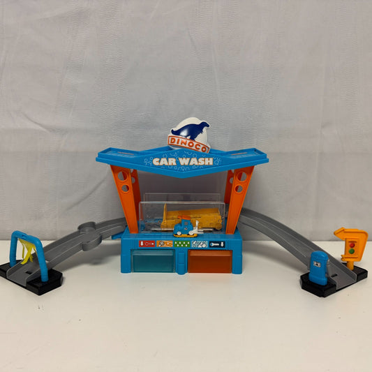 Disney Pixar Cars - COLOR CHANGERS DINOCO CAR WASH PLAYSET - 1:55 Scale