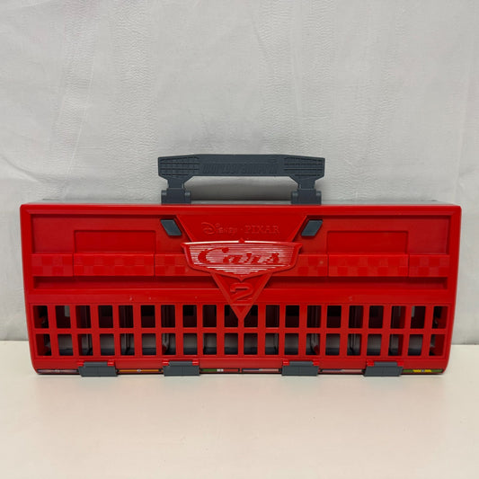 Disney Pixar Cars - WORLD GRAND PRIX RACE LAUNCHER CARRY CASE CARS 2- 1:55 Scale