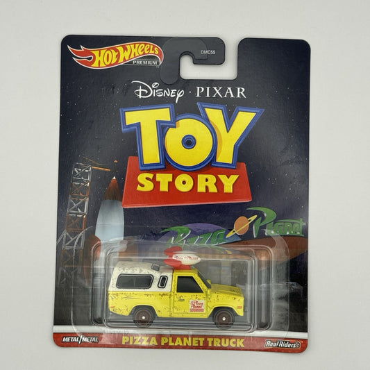 Hot Wheels Premium - DISNEY PIXAR CARS TODD THE PIZZA PLANET TRUCK -1:64 Diecast
