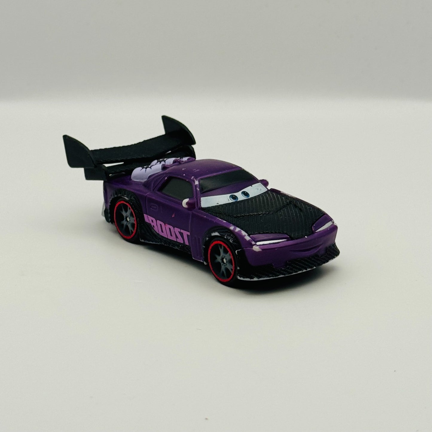 Disney Pixar Cars - COLOR CHANGERS BOOST PURPLE/ WHITE - 1:55 Scale