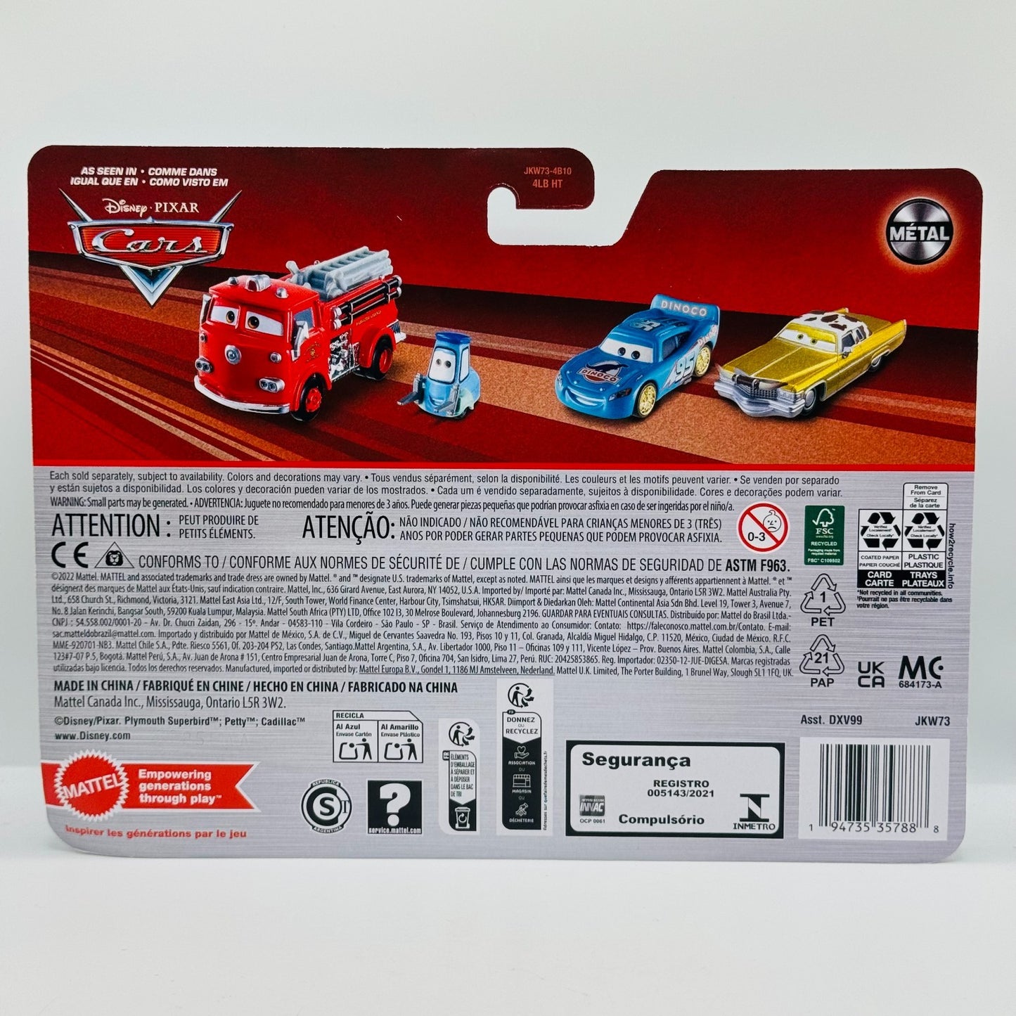 Disney Pixar Cars - 2026 CASE F 12 2-PACKS RED MCQUEEN WITH HEADSET 1:55 Diecast