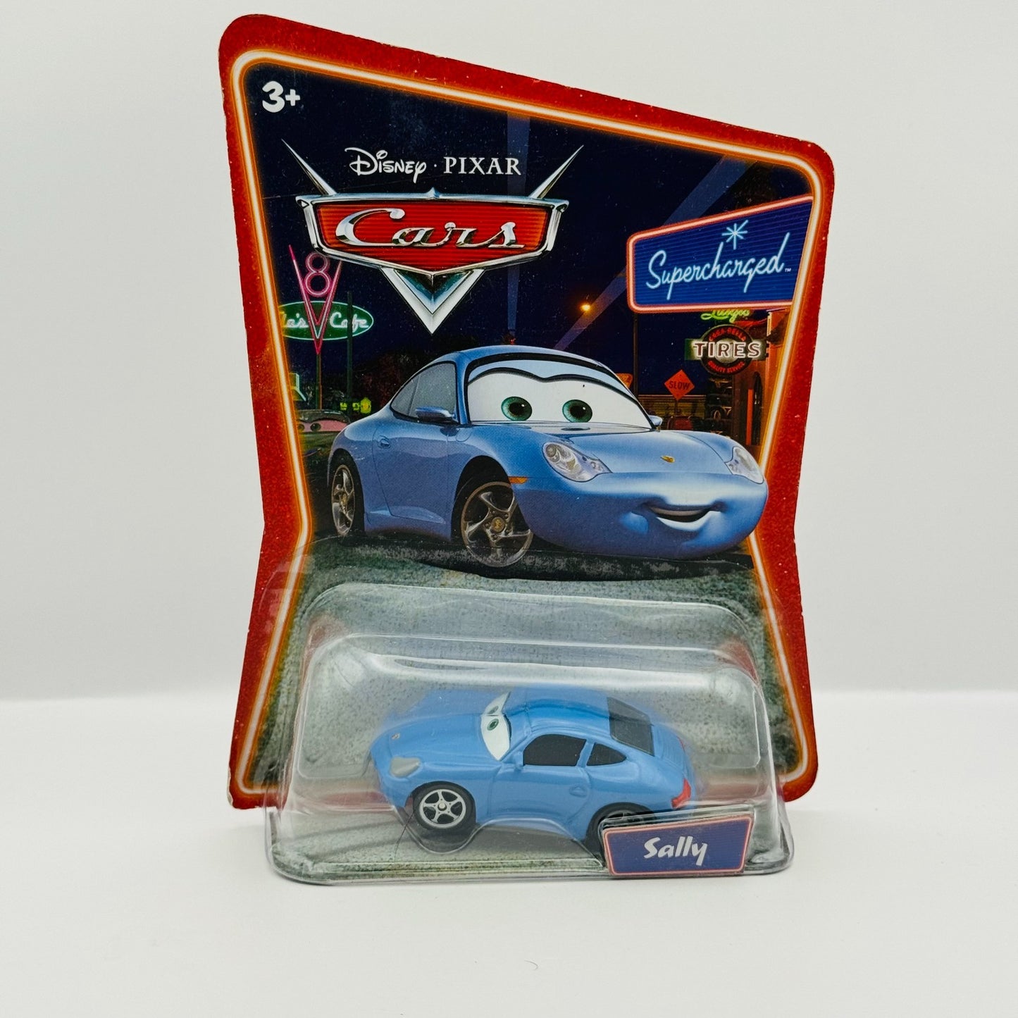 Disney Pixar Cars - SALLY CARRERA [Porsche 911] Supercharged 2007 - 1:55 Diecast