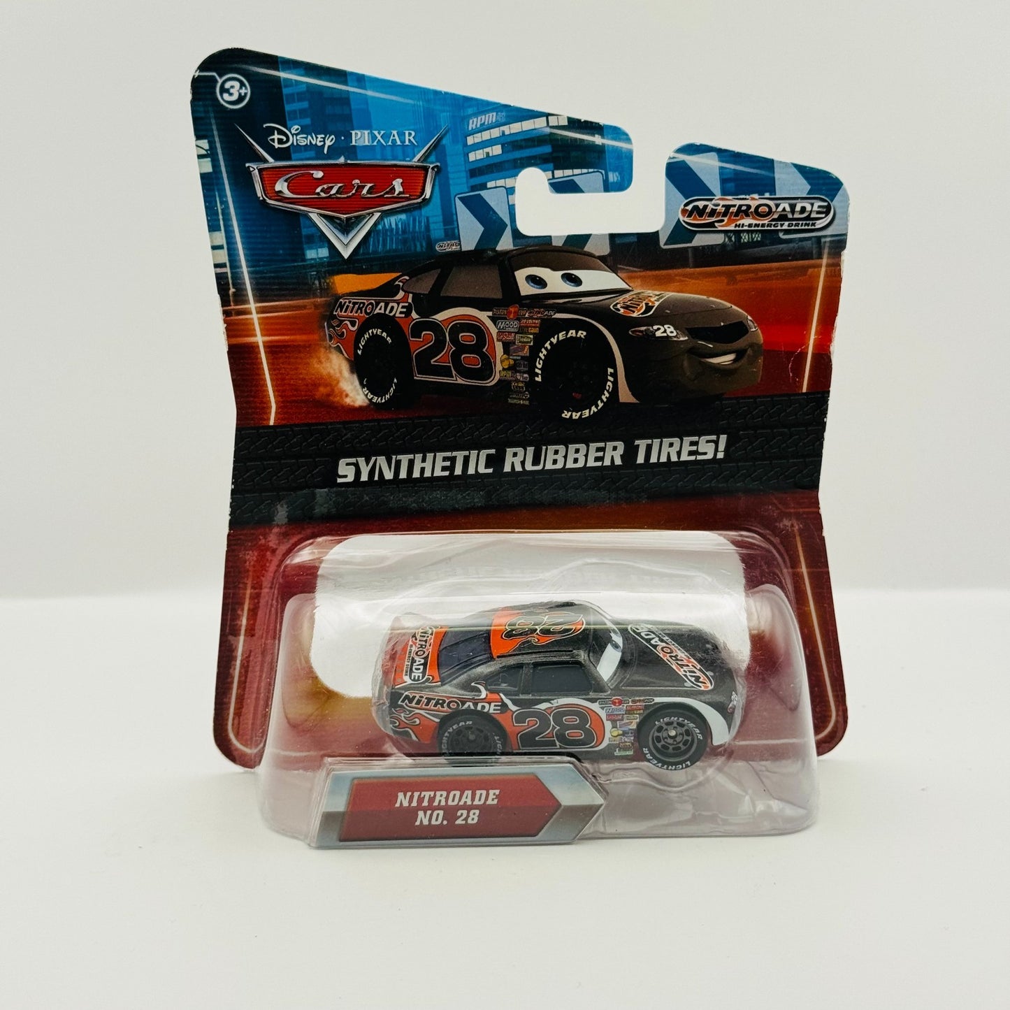 Disney Pixar Cars - DAIKEN AXLER NITROADE Rubber Tires Piston - 1:55 Diecast