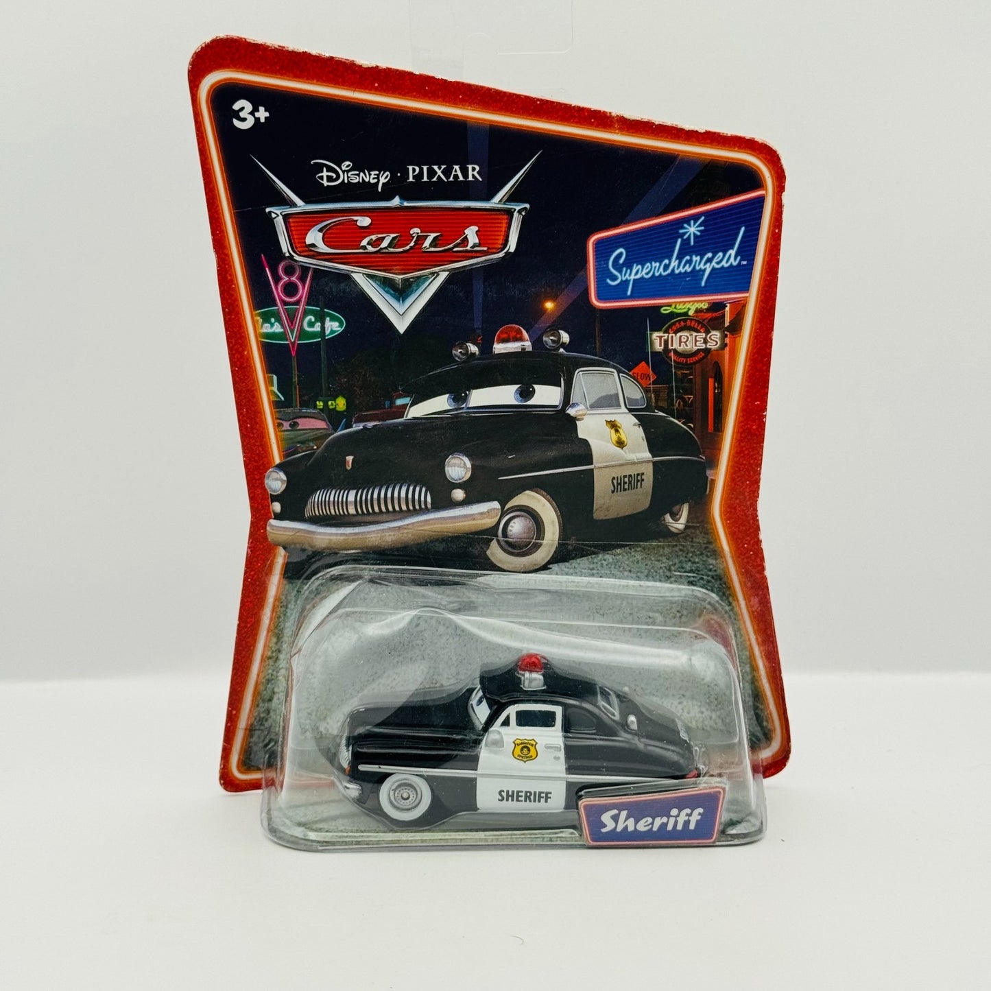 Disney Pixar Cars - SHERIFF Supercharged 2007 - 1:55 Diecast