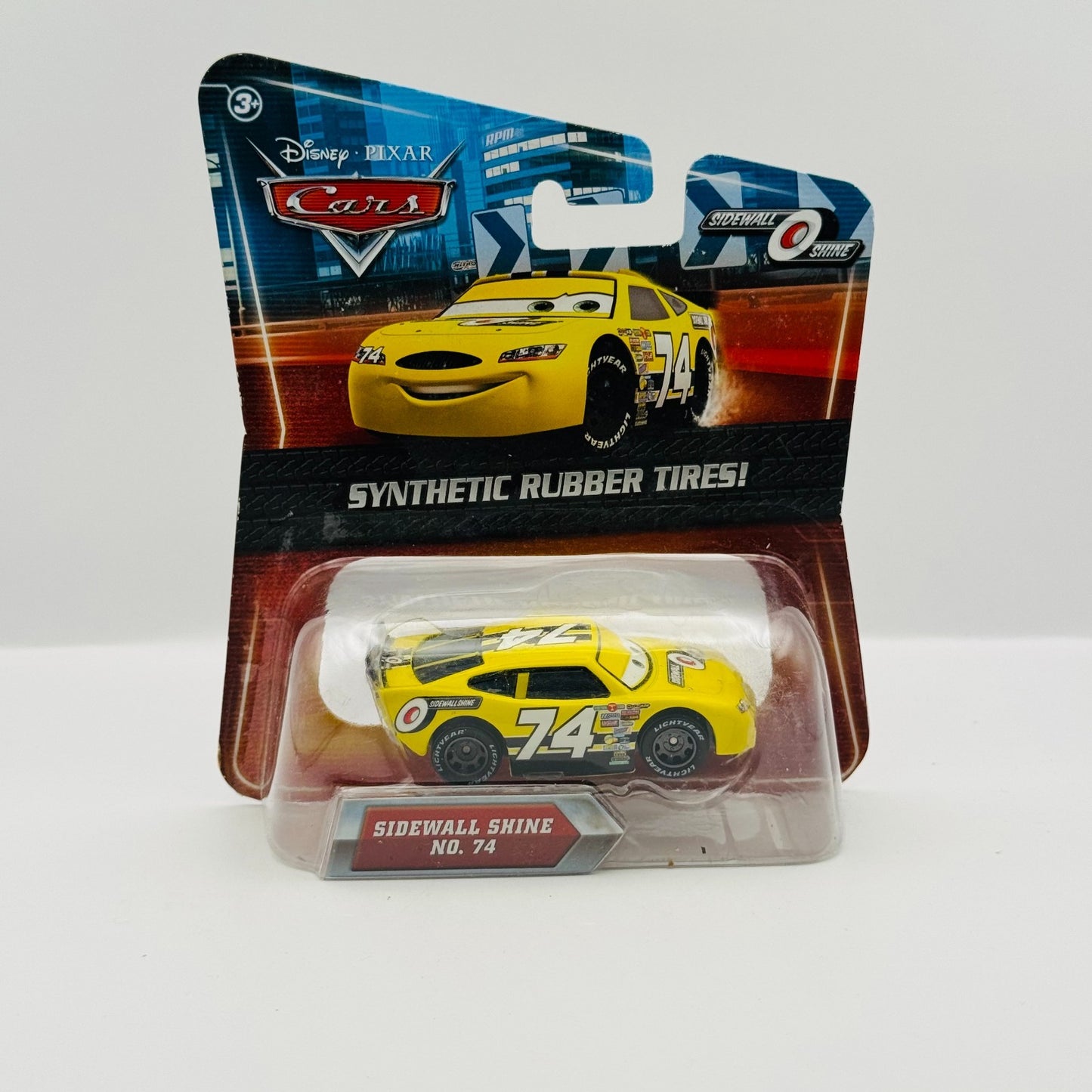 Disney Pixar Cars - SIDEWALL SHINE SLIDER PETROLSKI Rubber Tires - 1:55 Diecast