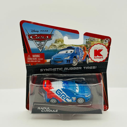 Disney Pixar Cars - RAOUL CAROULE RUBBER TIRES Cars 2 2011 - 1:55 Diecast