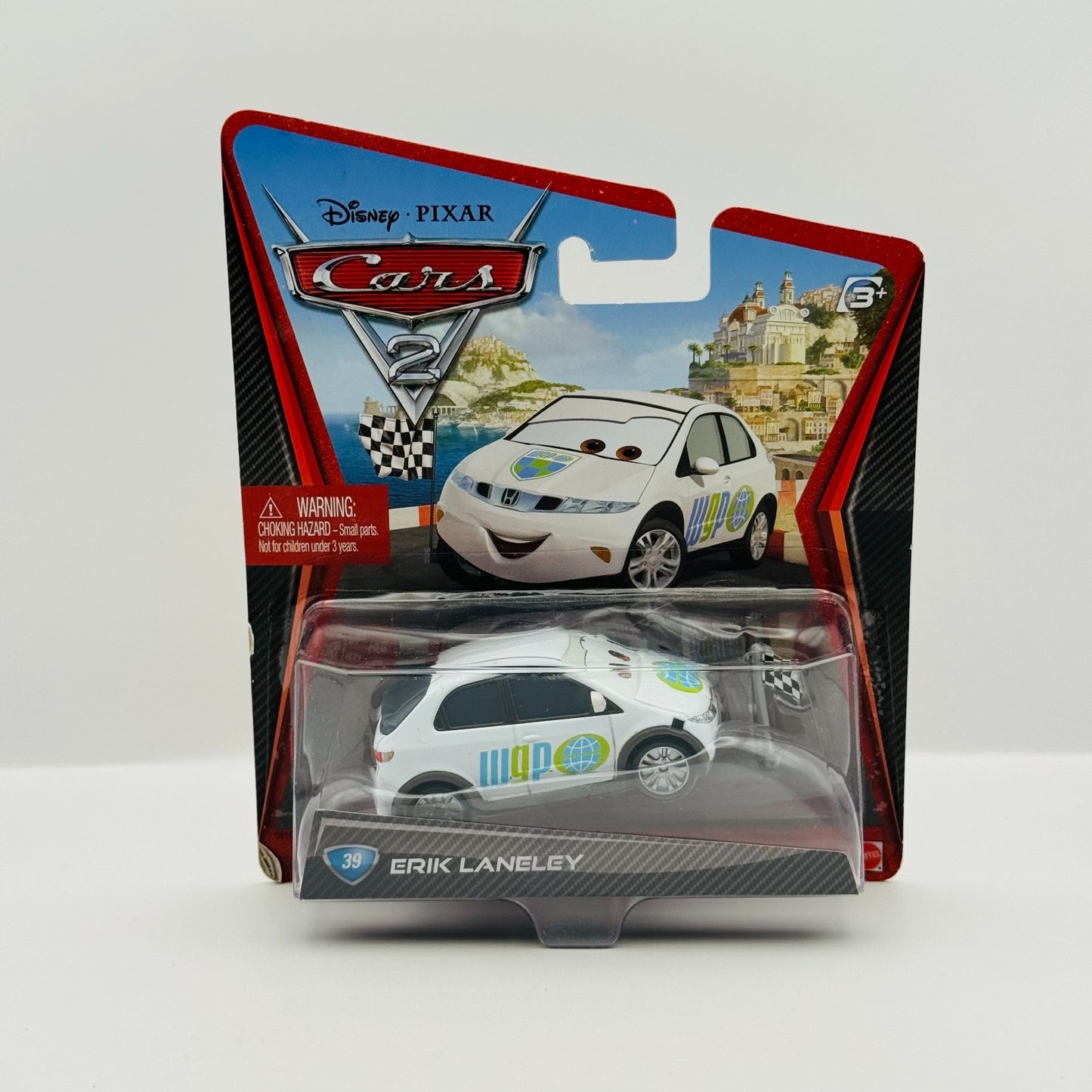 Disney Pixar Cars - ERIK LANELEY Cars 2 2011 - 1:55 Diecast
