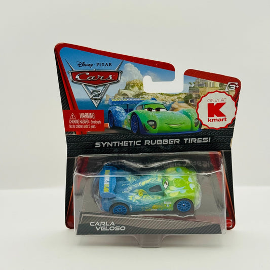 Disney Pixar Cars - CARLA VELOSO RUBBER TIRES Cars 2 2011 - 1:55 Diecast