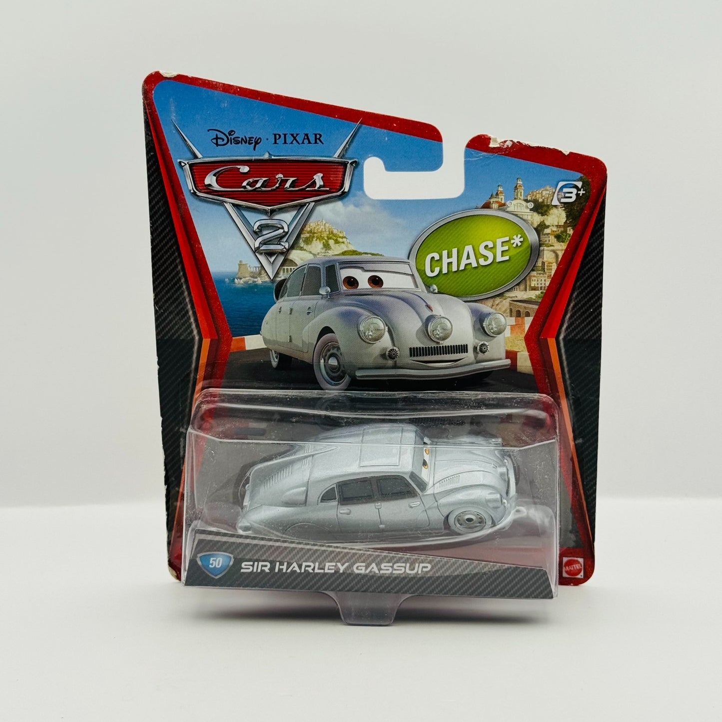 Disney Pixar Cars - SIR HARLEY GASSUP Cars 2 2012 CHASE - 1:55 Diecast