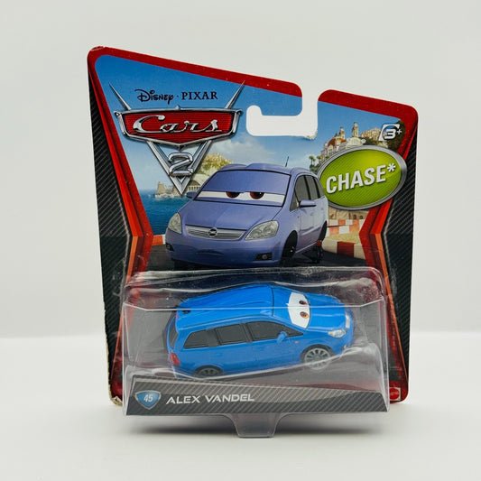 Disney Pixar Cars - ALEX VANDEL *CHASE* Cars 2 2012 - 1:55 Diecast