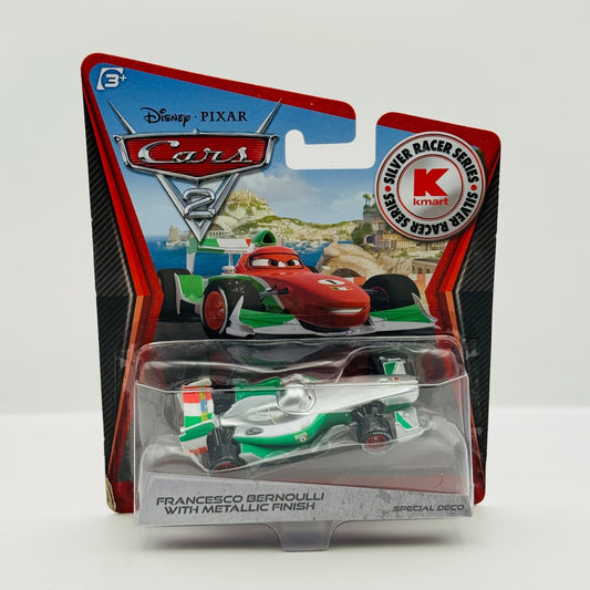 Disney Pixar Cars - SILVER FRANCESCO BERNOULLI WITH METALLIC FINISH 1:55 Diecast