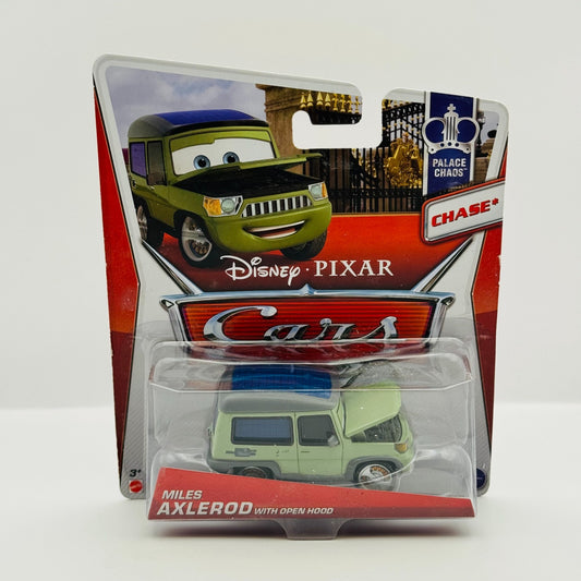 Disney Pixar Cars - MILES AXLEROD WITH OPEN HOOD Palace Chaos 2013 1:55 Diecast
