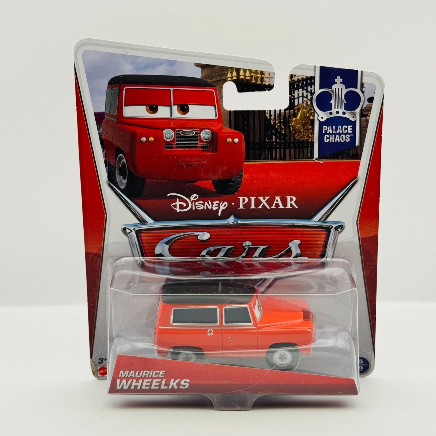 Disney Pixar Cars - MAURICE WHEELKS Land Rover Palace Chaos 2013 - 1:55 Diecast