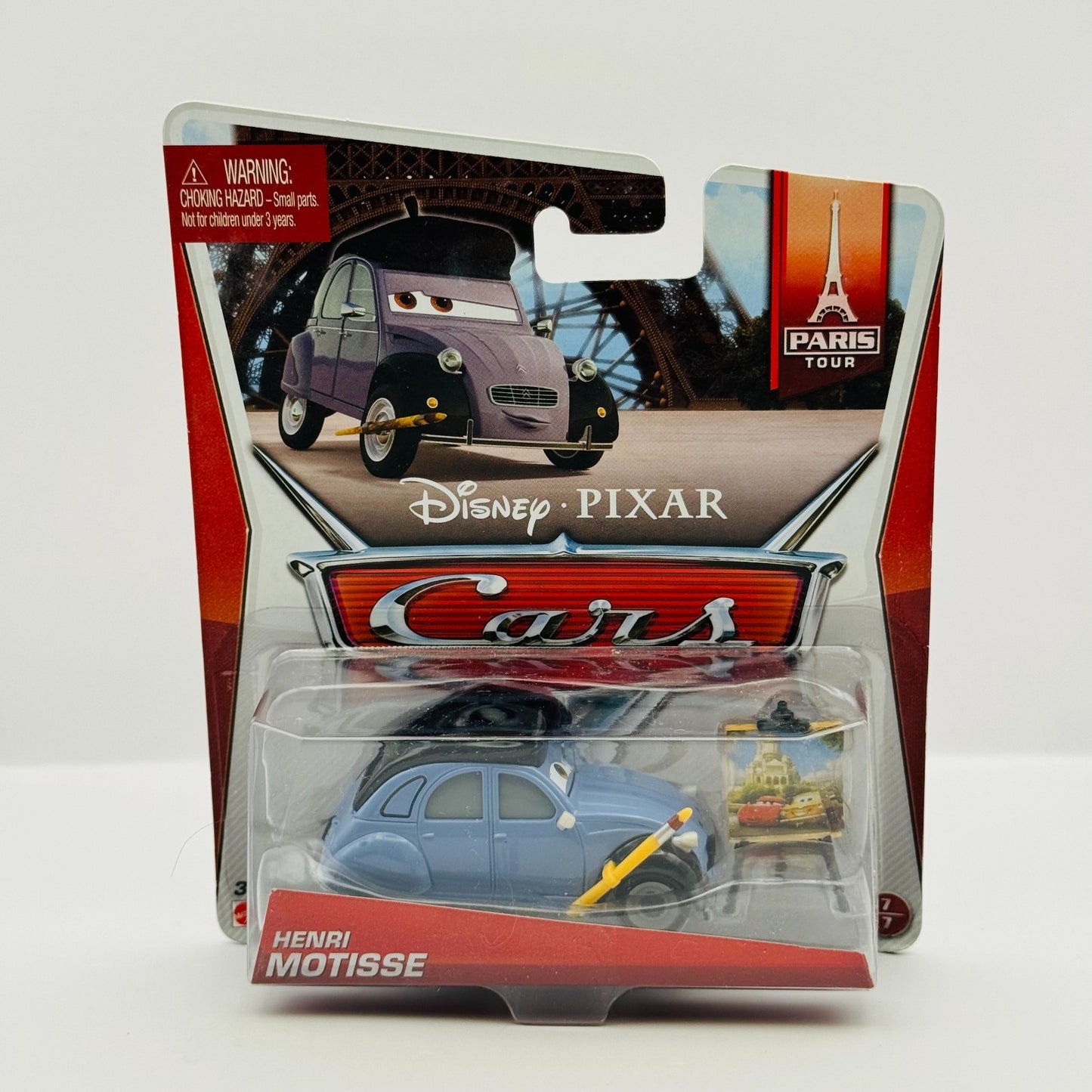Disney Pixar Cars - HENRI MOTISSE Paris Tour 2014 - 1:55 Diecast
