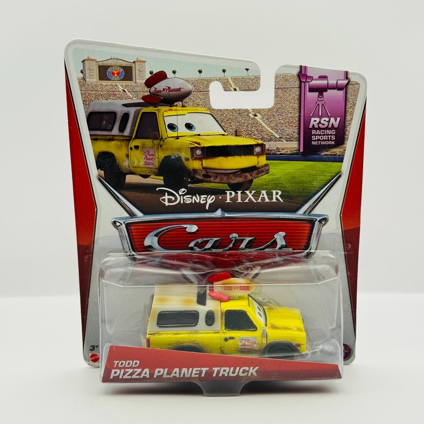 Disney Pixar Cars - TODD THE PIZZA PLANET TRUCK RSN 2014 - 1:55 Diecast