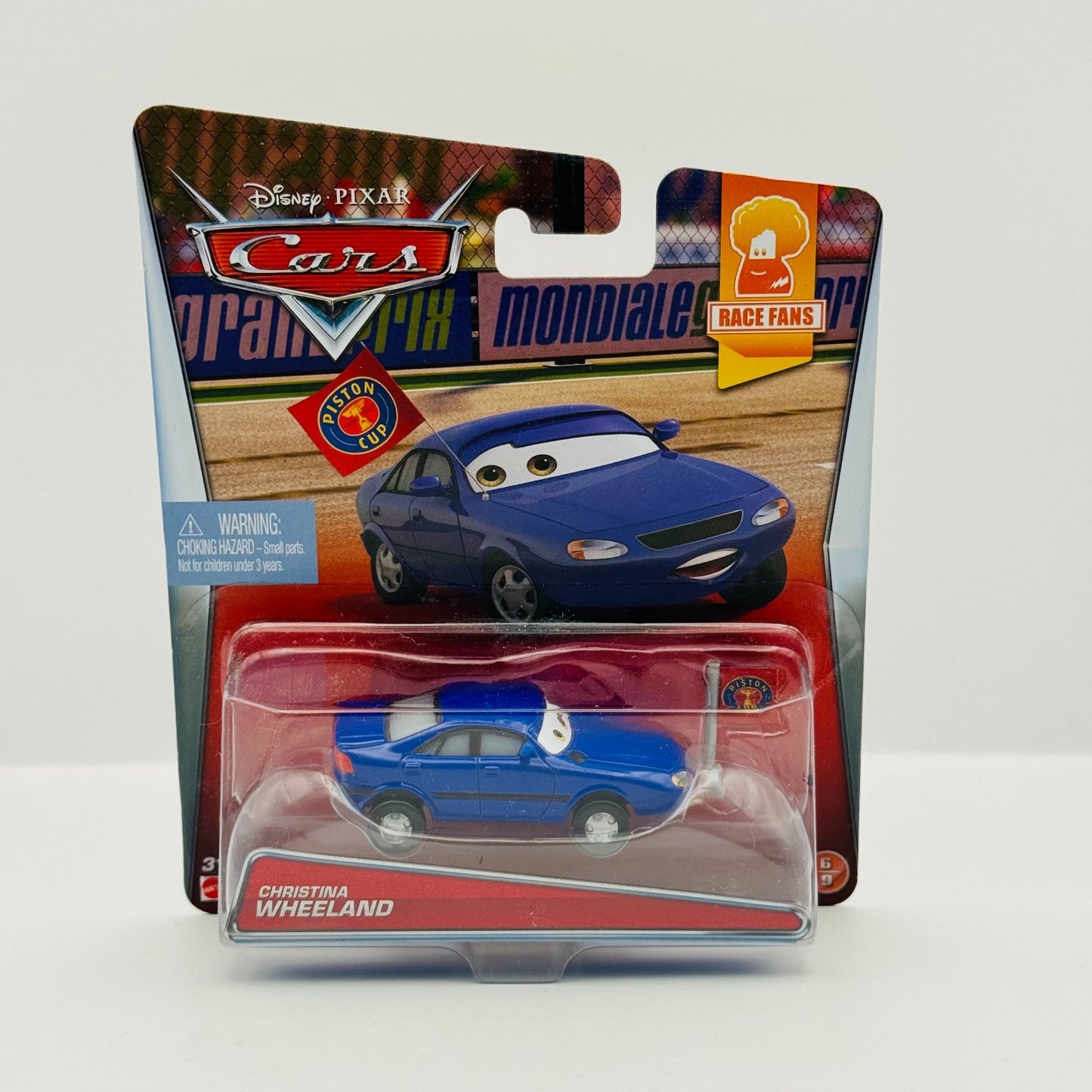 Disney Pixar Cars - CHRISTINA WHEELAND Race Fans 2015 - 1:55 Diecast