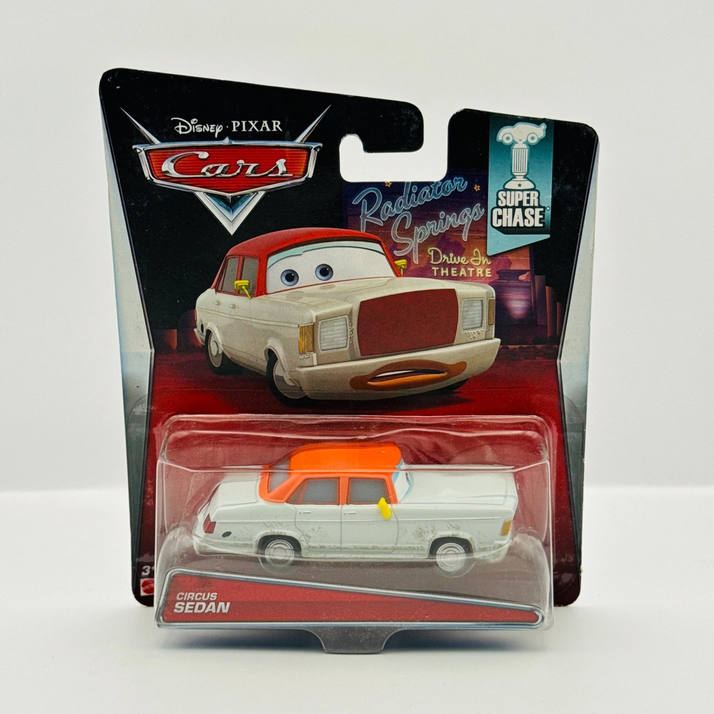 Disney Pixar Cars - CIRCUS SEDAN SUPER CHASE 2015 - 1:55 Diecast