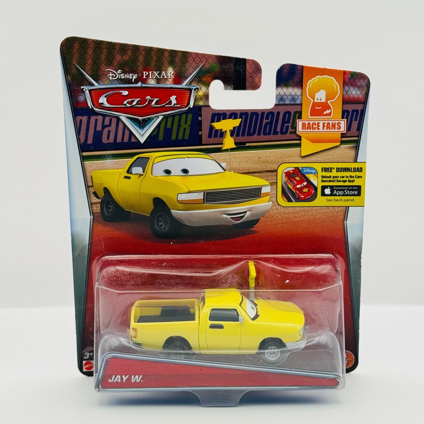 Disney Pixar Cars - JAY W. Race Fans 2015 - 1:55 Diecast