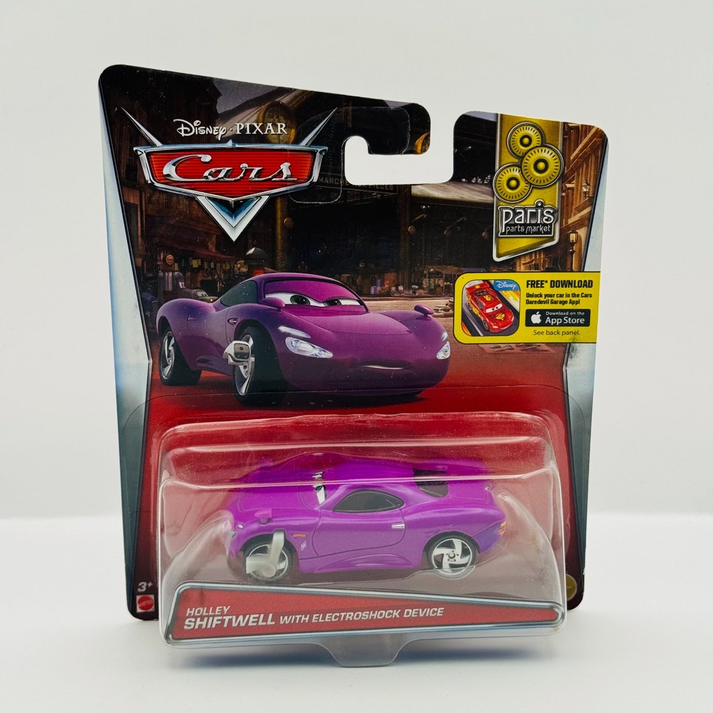 Disney Pixar Cars - HOLLEY SHIFTWELL WITH ELECTROSHOCK DEVIVE 2016 -1:55 Diecast