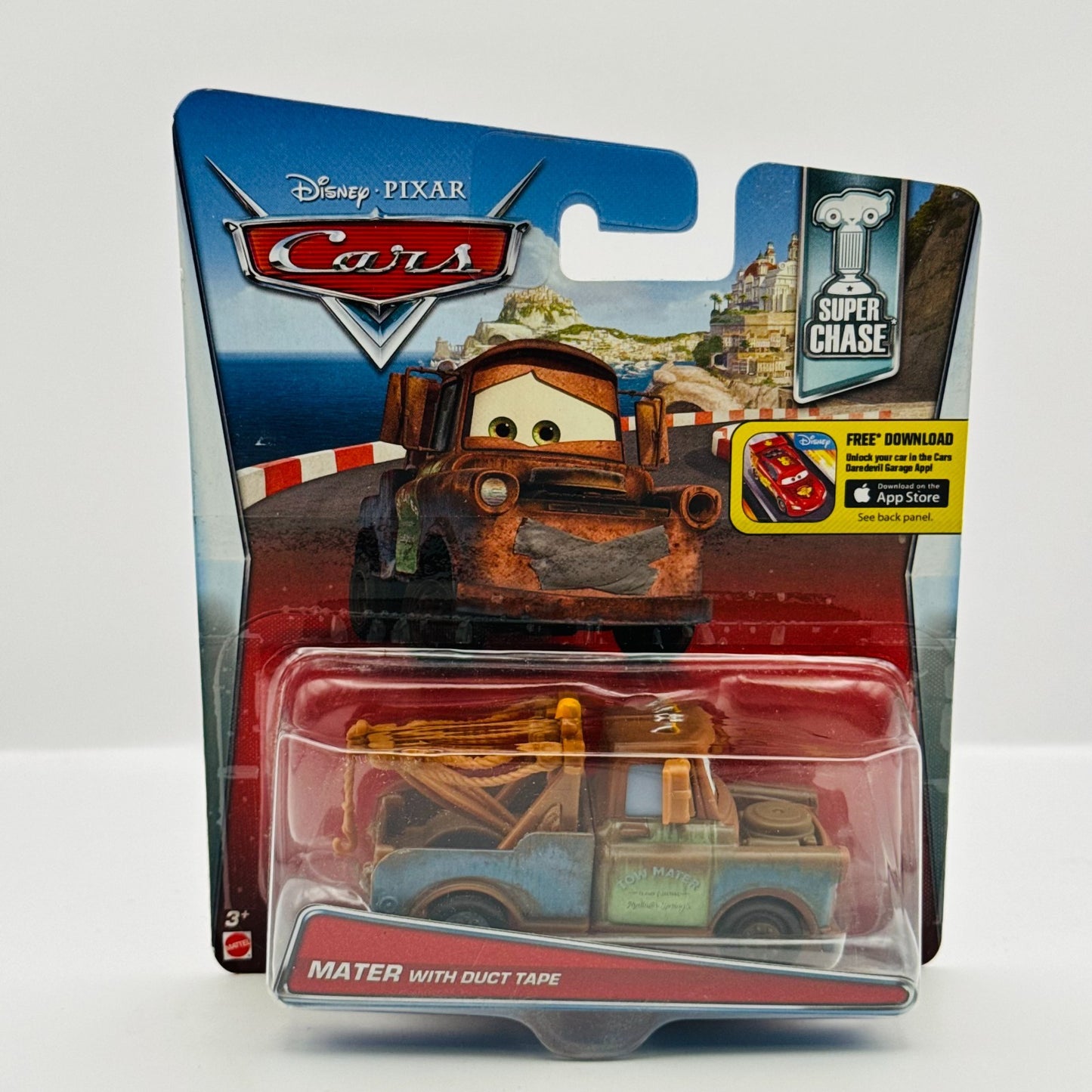 Disney Pixar Cars - MATER WITH DUCT TAPE SUPER CHASE 2016 - 1:55 Diecast
