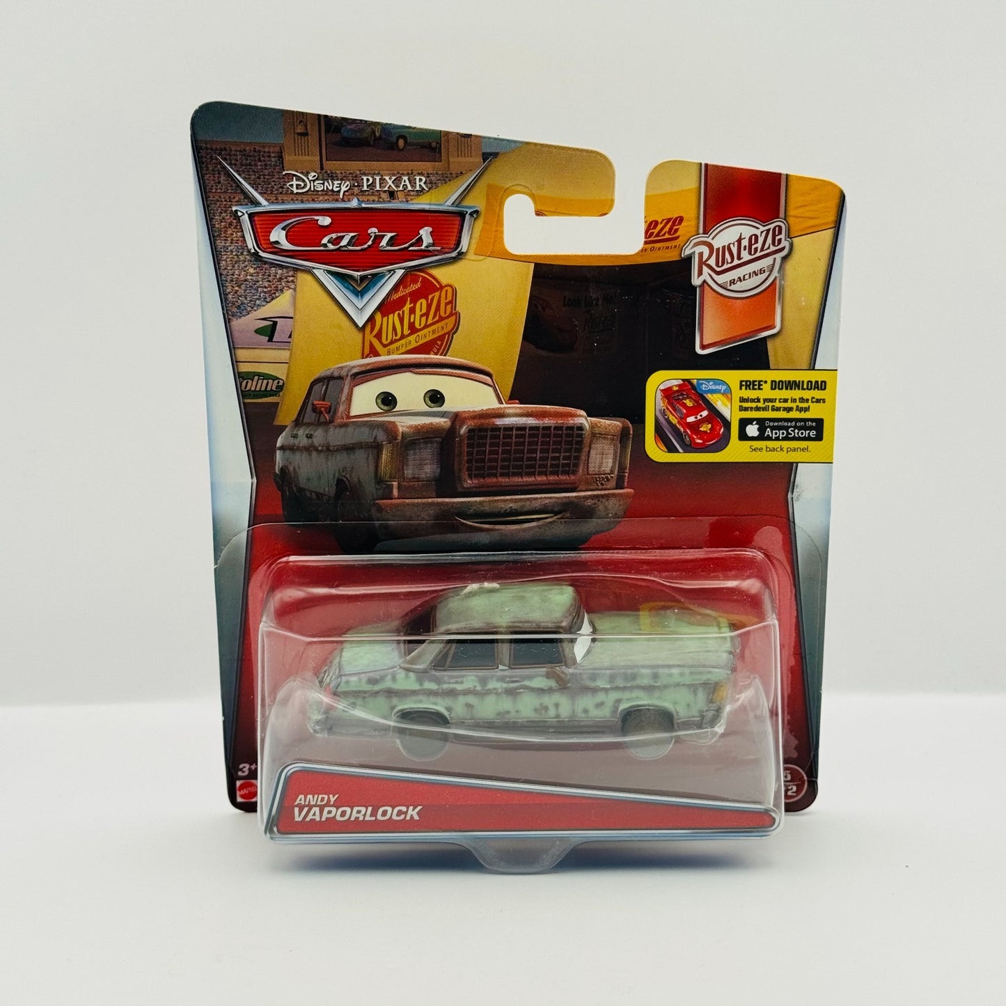 Disney Pixar Cars - ANDY VAPORLOCK Rusteze Racing 2016 - 1:55 Diecast