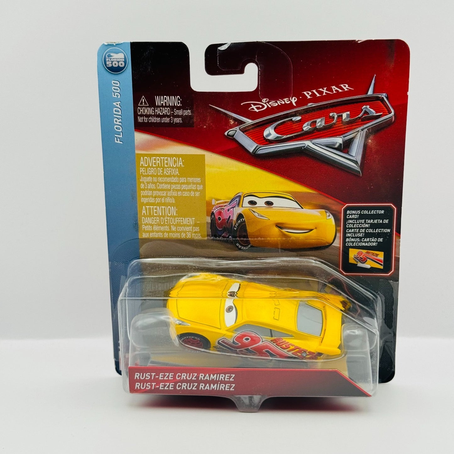 Disney Pixar Cars - RUST-EZE CRUZ RAMIREZ COLLECTOR CARD 2018 - 1:55 Diecast