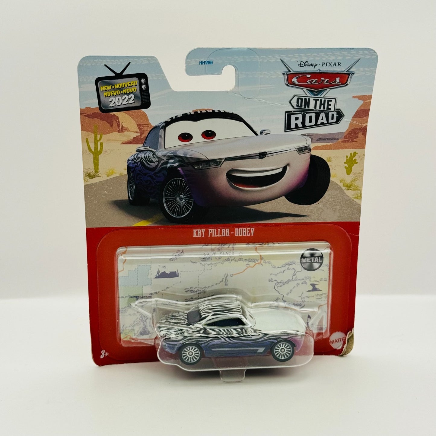 Disney Pixar Cars - KAY PILLAR-DUREV Cars On The Road 2022 - 1:55 Diecast