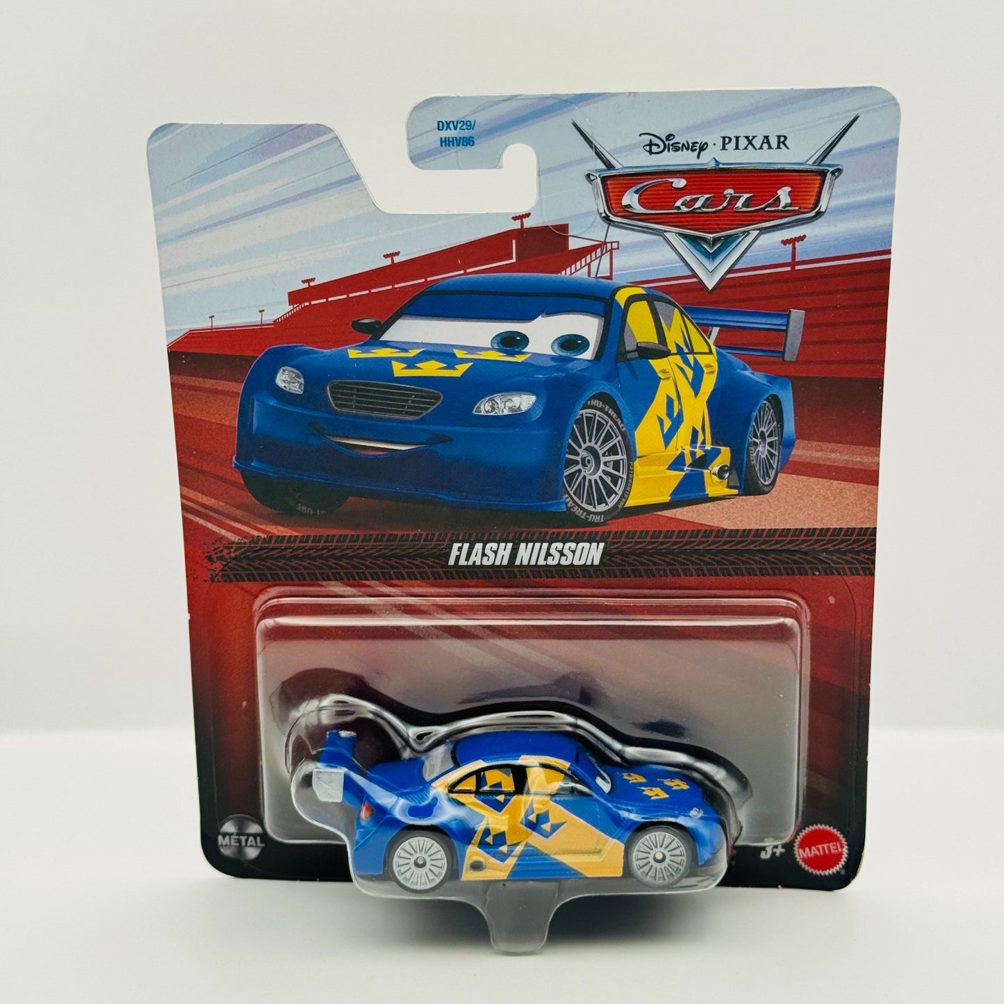 Disney Pixar Cars - FLASH NILSSON SWEDISH RACER WGP Cars 2 - 1:55 Diecast