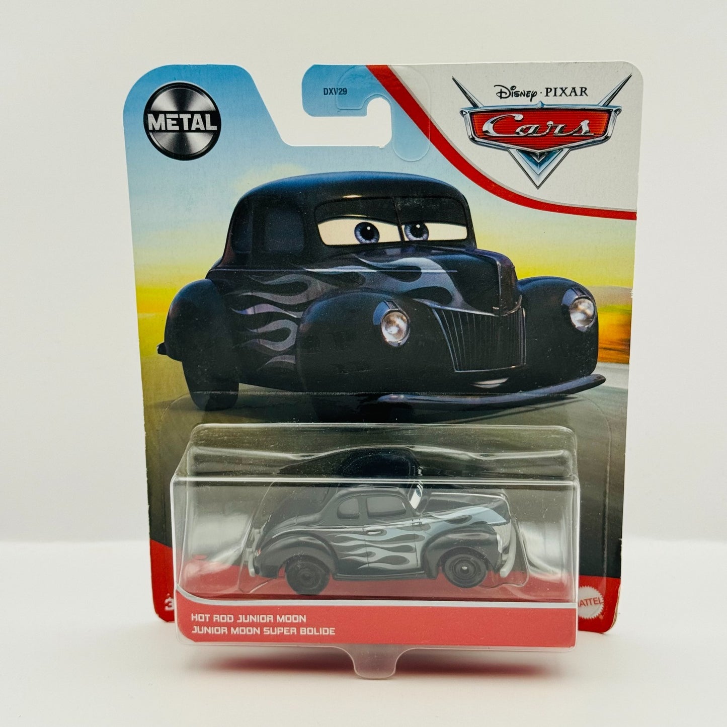 Disney Pixar Cars - HOT ROD JUNIOR MOON WITH FLAMES 2021 - 1:55 Diecast