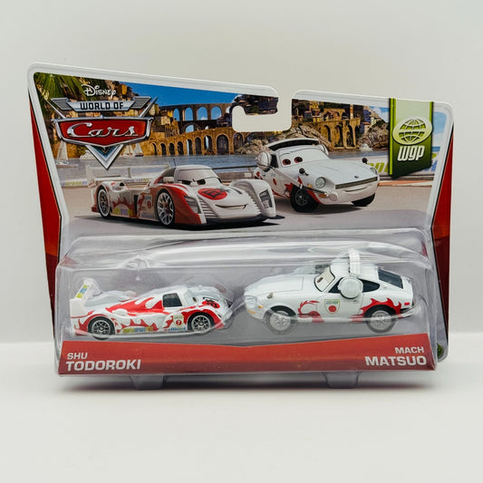 Disney Pixar Cars - SHU TODOROKI & MACH MATSUO WGP 2014 - 1:55 Diecast
