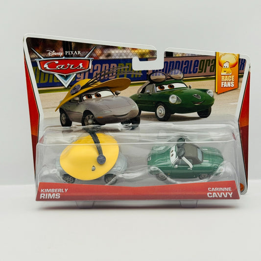 Disney Pixar Cars - KIMBERLY RIMS & CARRINE CAVVY Race Fans 2014 - 1:55 Diecast