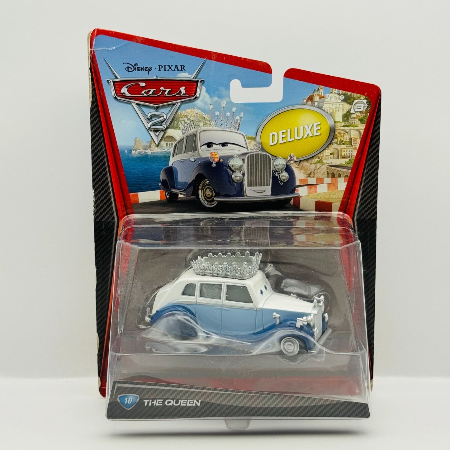 Disney Pixar Cars - THE QUEEN DELUXE Cars 2 2011 - 1:55 Diecast