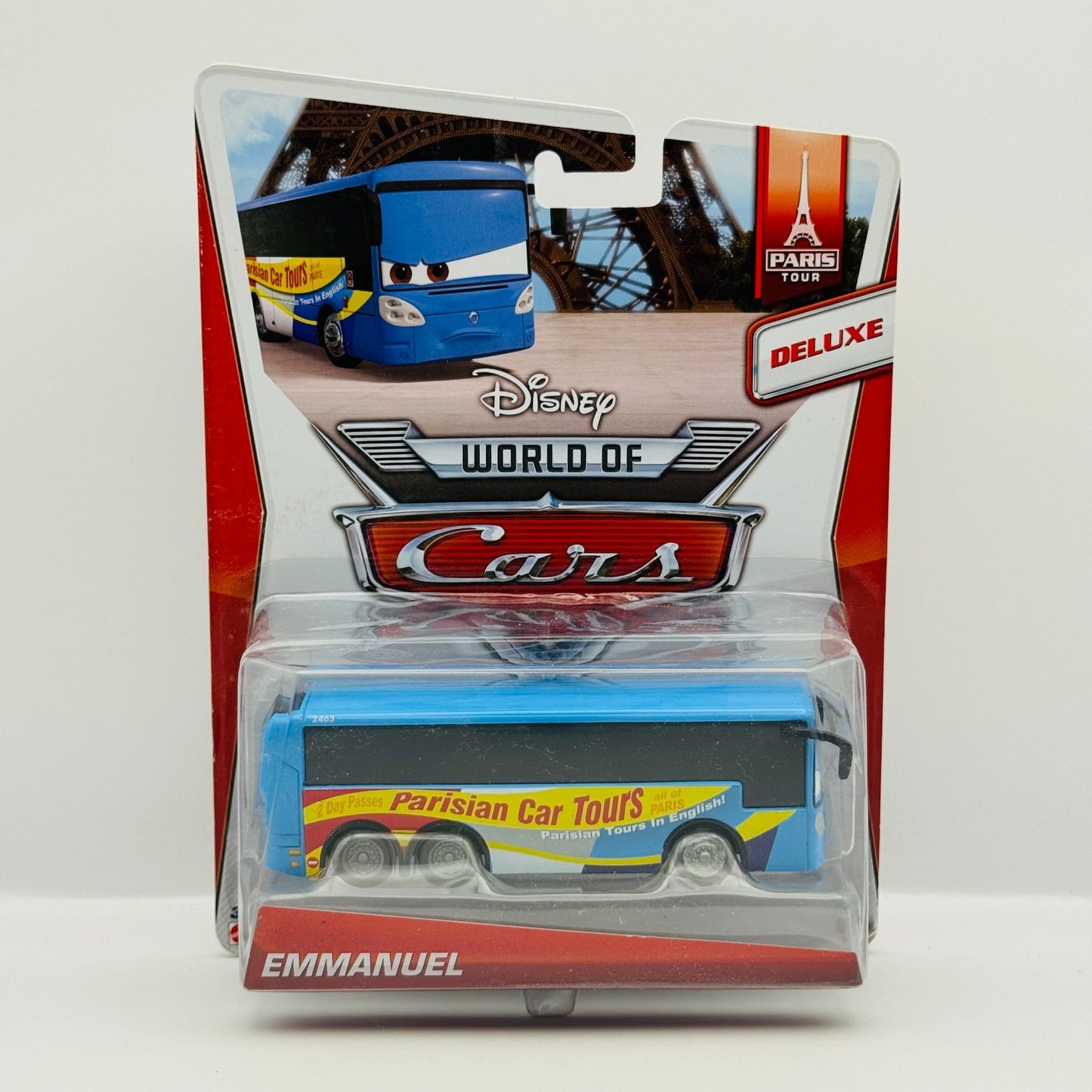 Disney Pixar Cars - EMMANUEL Deluxe Paris Tour 2014 - 1:55 Diecast