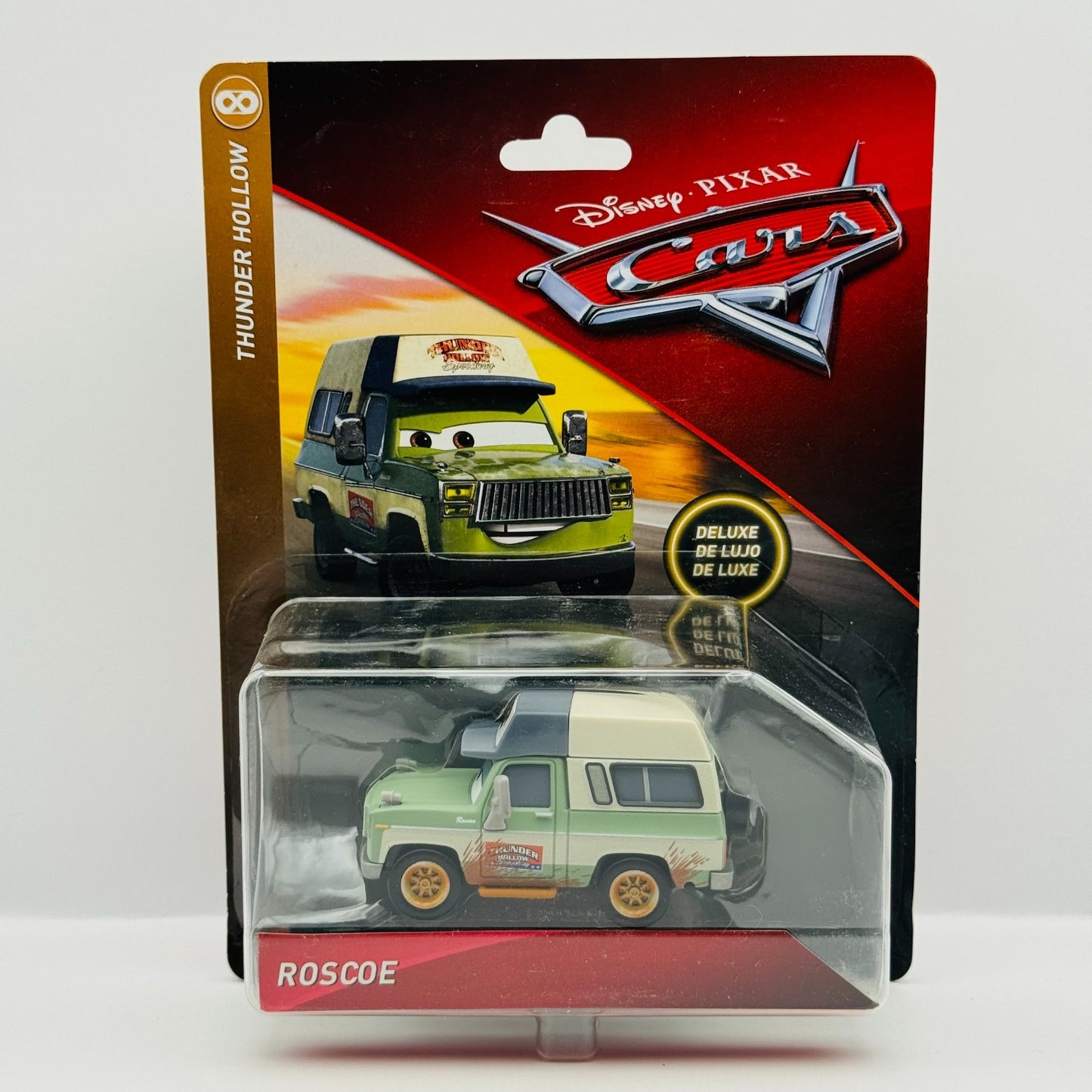 Disney Pixar Cars - ROSCOE Deluxe Thunter Hollow 2018 - 1:55 Diecast