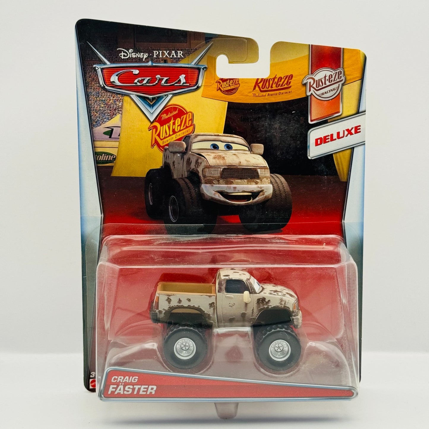 Disney Pixar Cars - CRAIG FÄSTER Deluxe Rusteze Racing 2016 - 1:55 Diecast