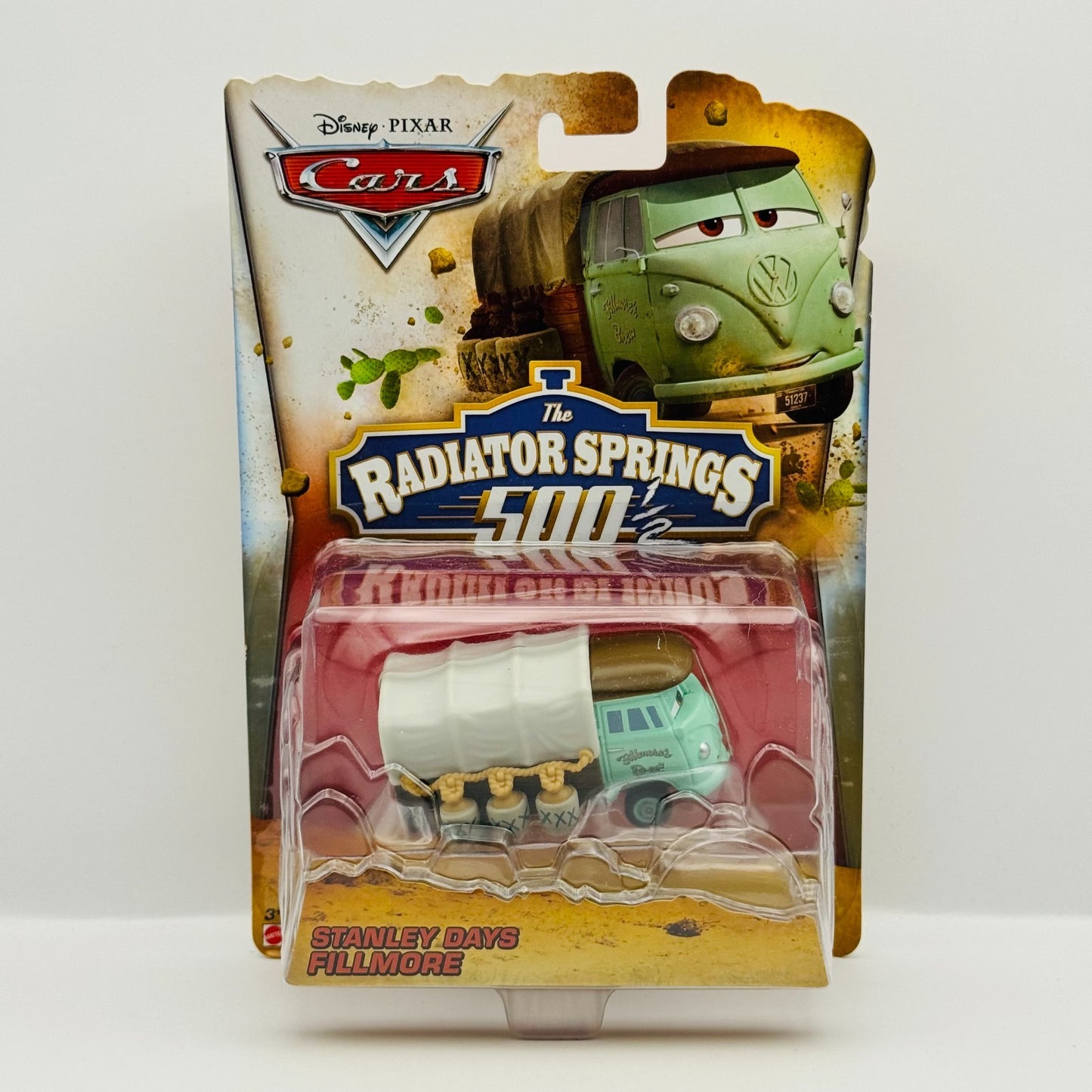 Disney Pixar Cars - RADIATOR SPRINGS 500 1/2 STANLEY DAYS FILLMORE- 1:55 Diecast