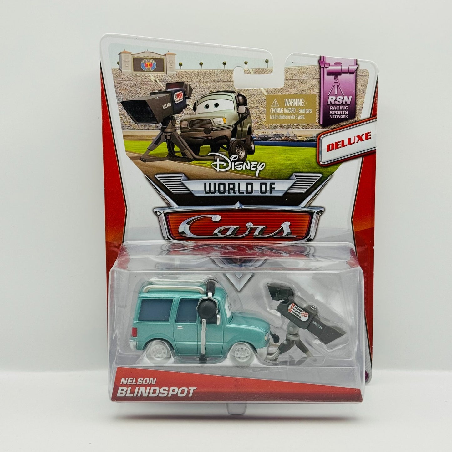 Disney Pixar Cars - NELSON BLINDSPOT Cameraman Deluxe RSN 2014 - 1:55 Diecast