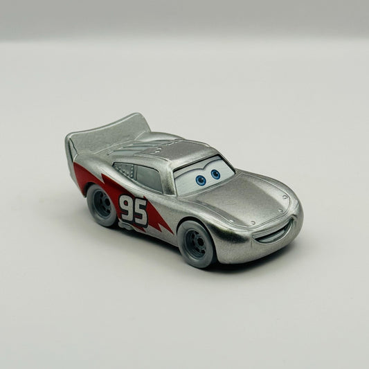 Disney Pixar Cars - DISNEY 100 LIGHTNING MCQUEEN SILVER METALLIC - 1:55 Diecast
