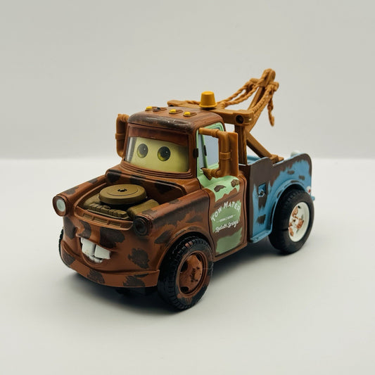 Disney Pixar Cars - TYCO 6” MATER Drives Backwards - Supercharged 2007