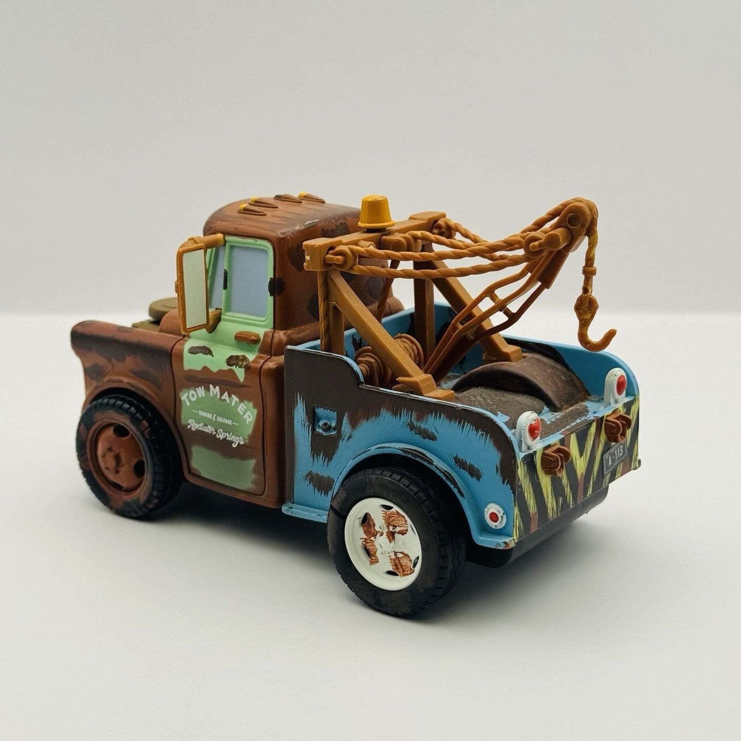 Disney Pixar Cars - TYCO 6” MATER Drives Backwards - Supercharged 2007