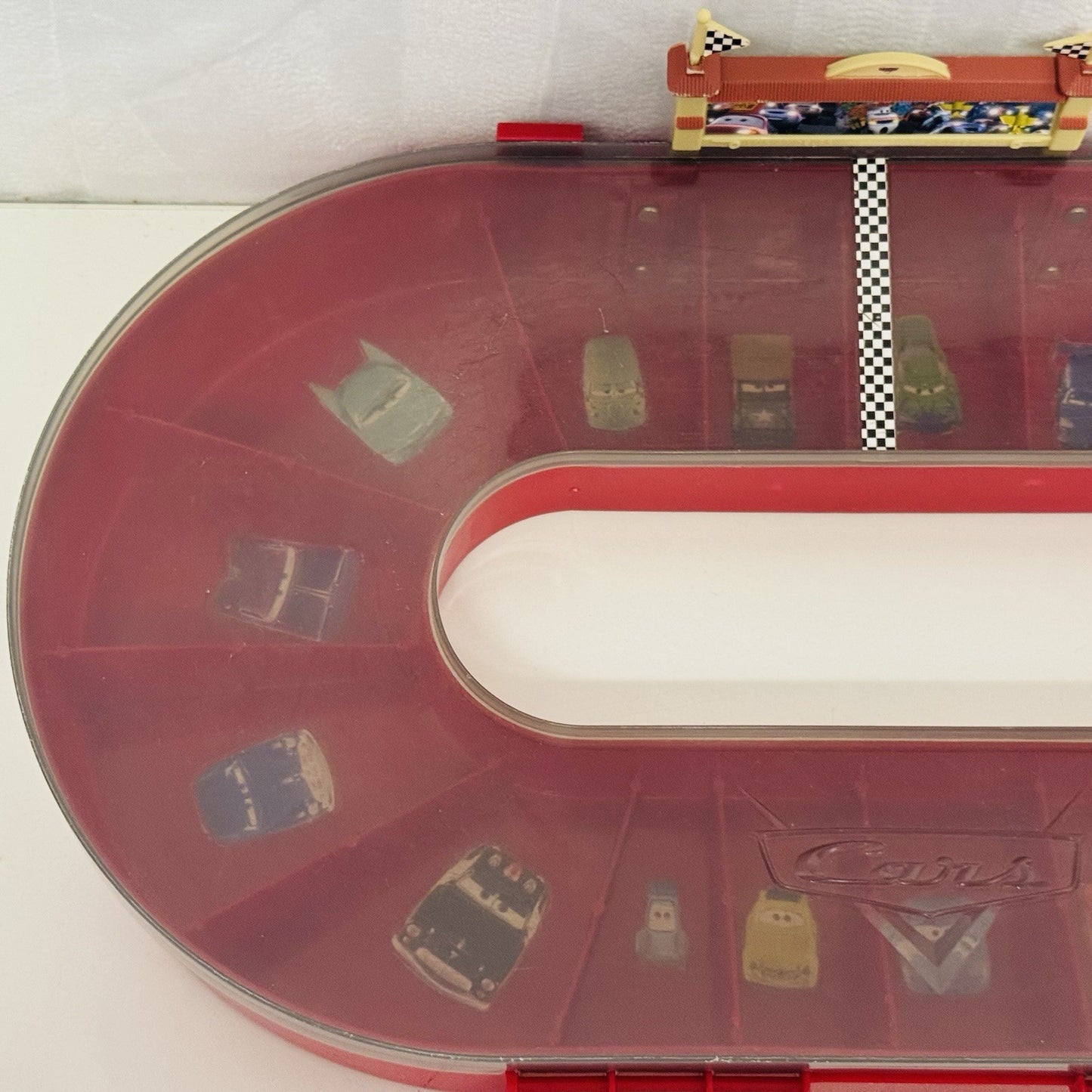 Disney Pixar Cars - RACE CASE & TRACK CARRY CASE 2006 - 1:55 Scale