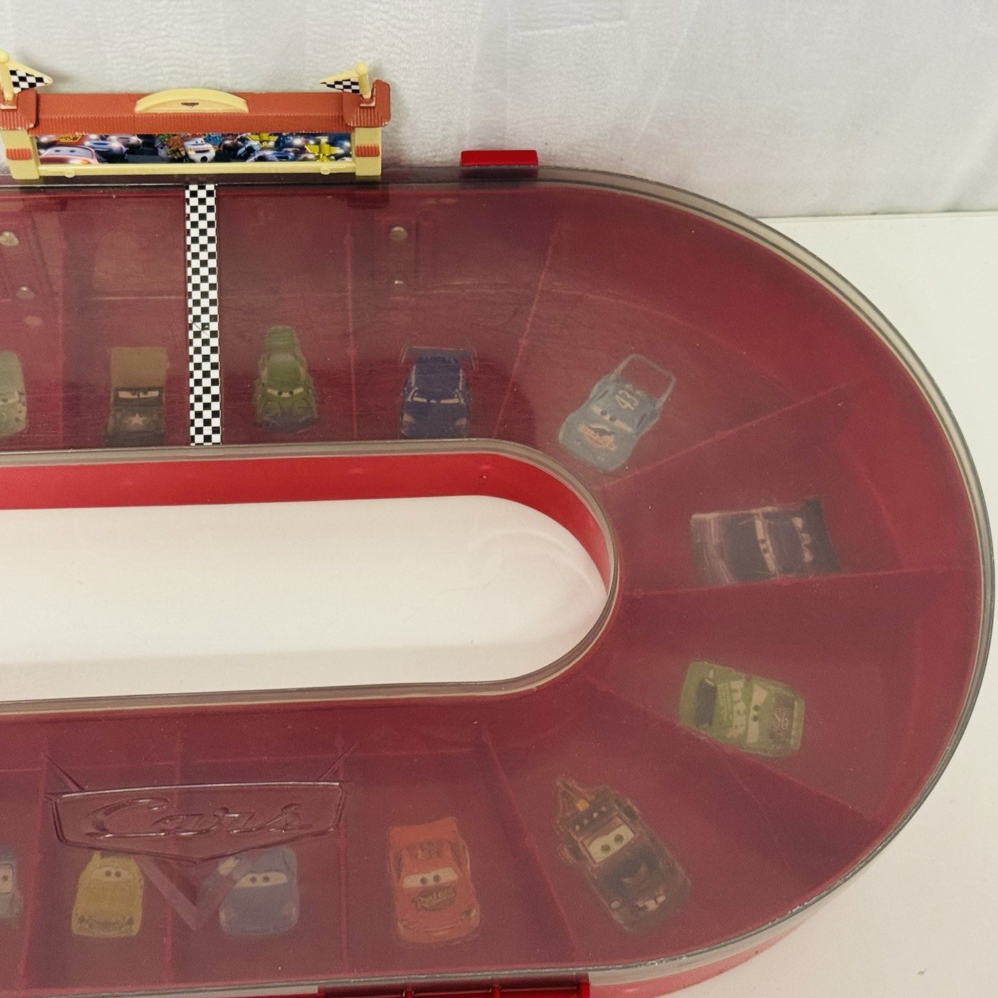 Disney Pixar Cars - RACE CASE & TRACK CARRY CASE 2006 - 1:55 Scale