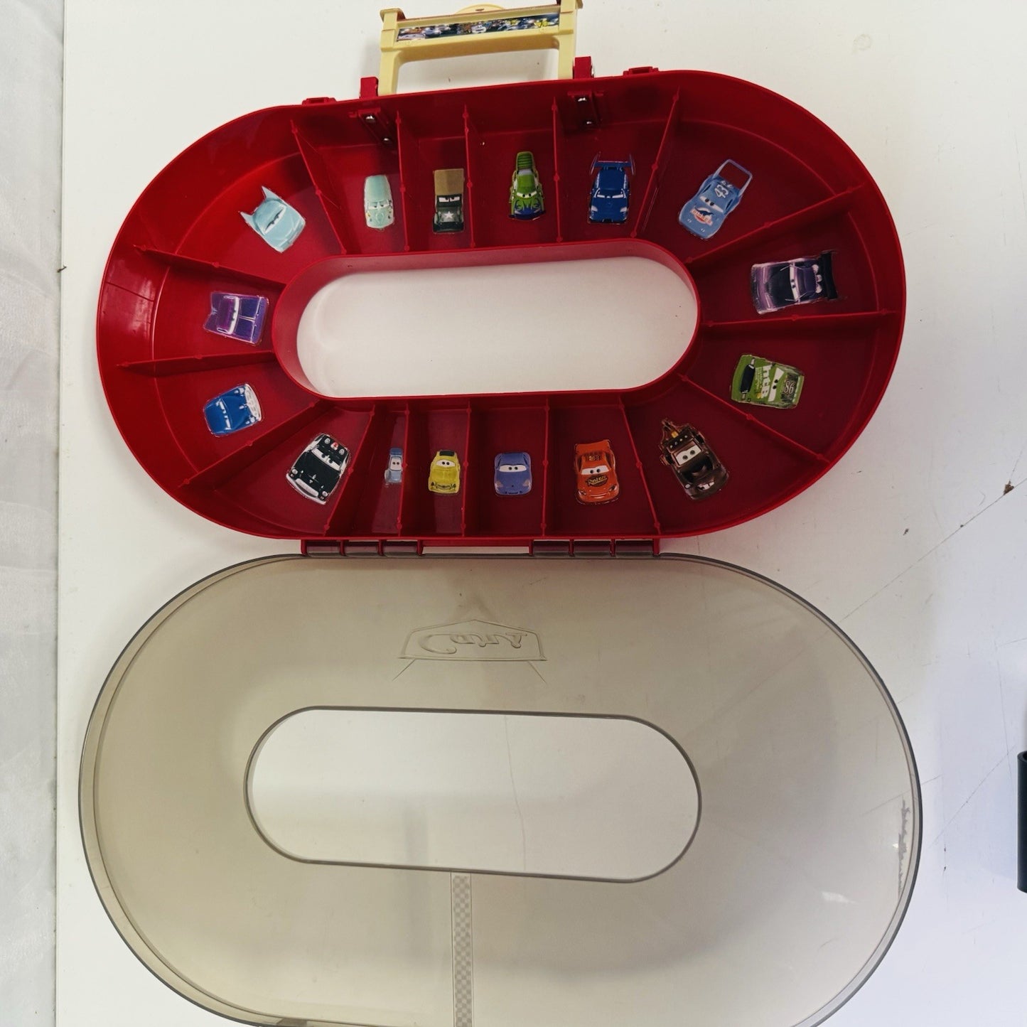 Disney Pixar Cars - RACE CASE & TRACK CARRY CASE 2006 - 1:55 Scale