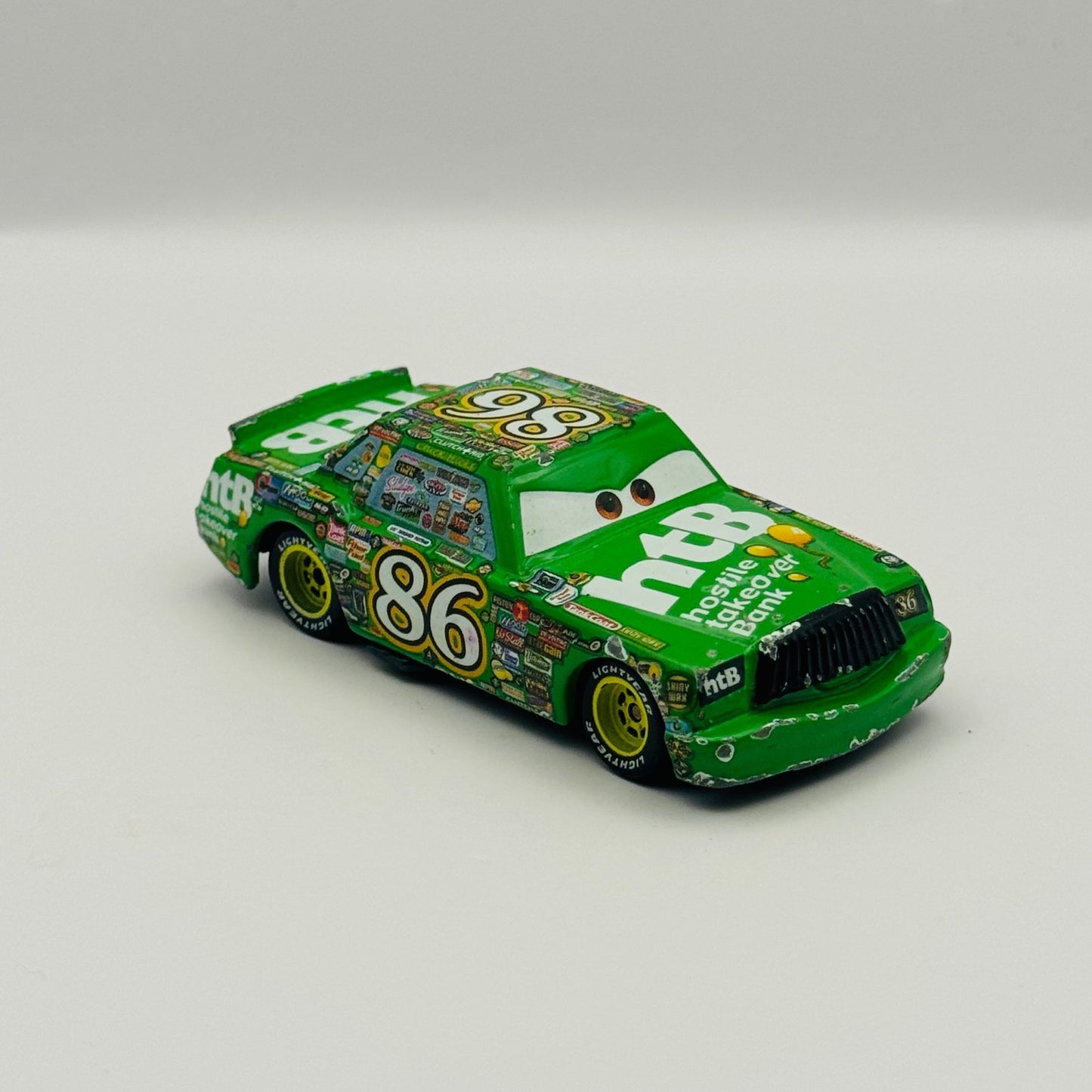 Disney Pixar Cars - CHICK HICKS HTB Piston Cup - 1:55 Diecast