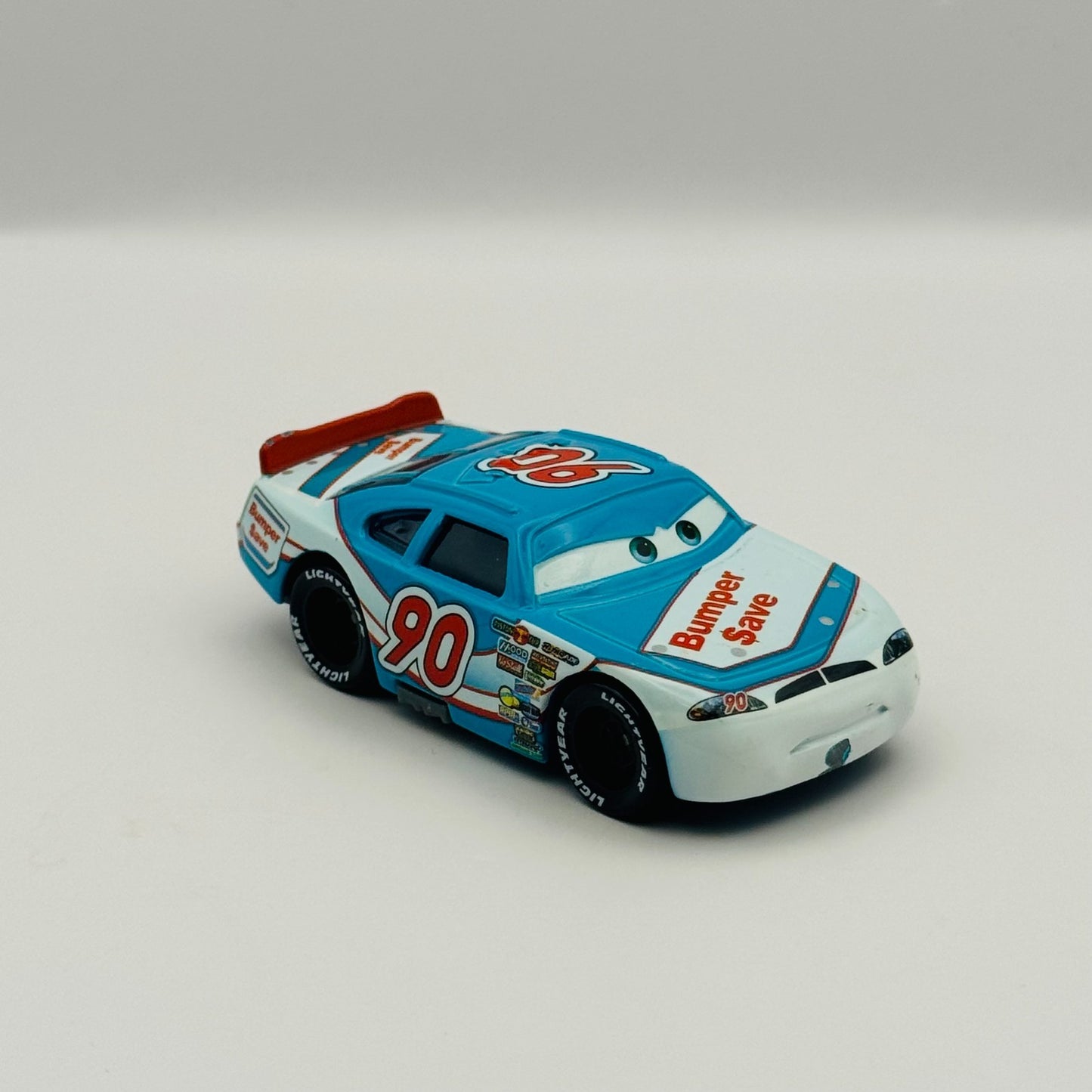 Disney Pixar Cars - PONCHY WIPEOUT BUMPER SAVE Piston Cup - 1:55 Diecast