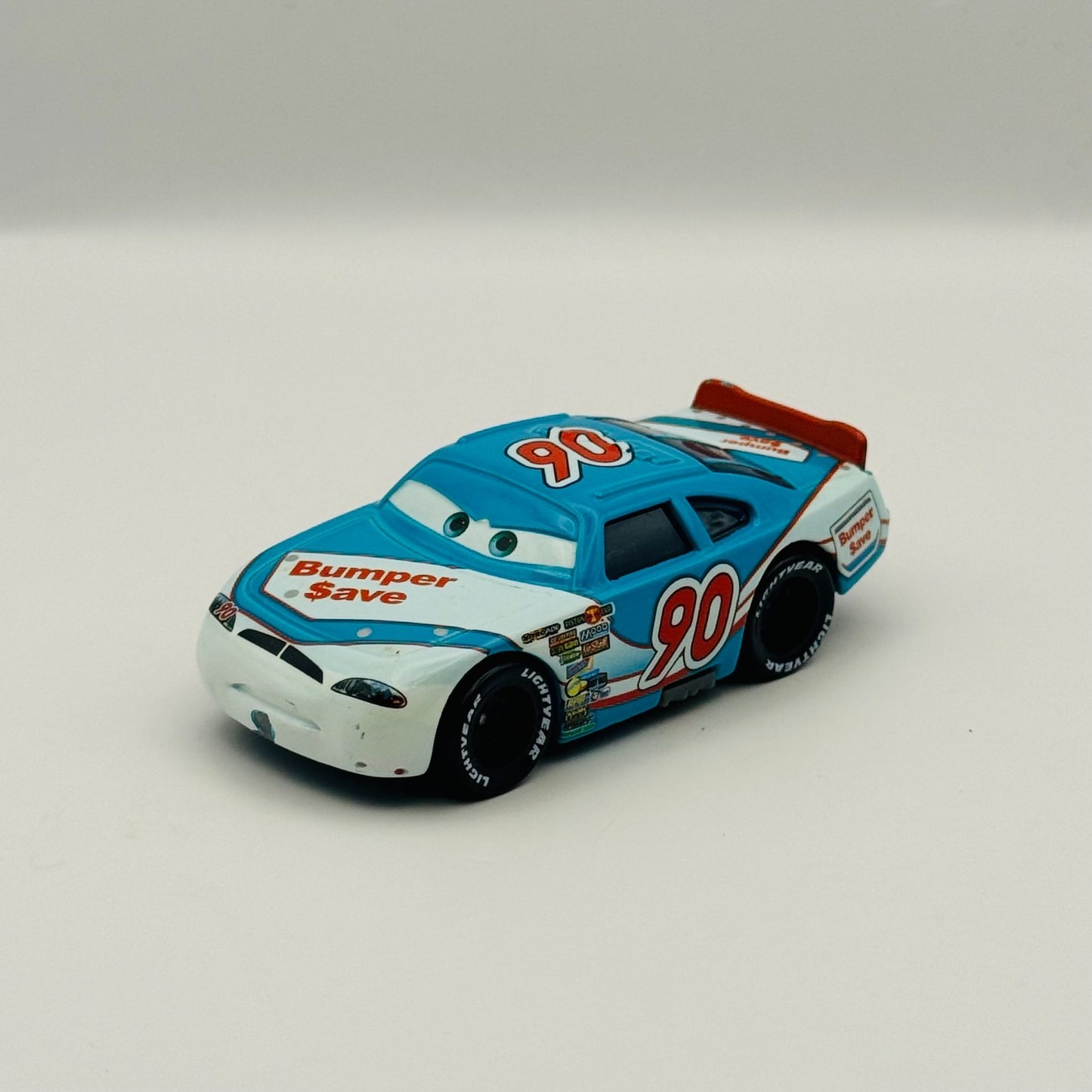 Disney Pixar Cars - PONCHY WIPEOUT BUMPER SAVE Piston Cup - 1:55 Diecast